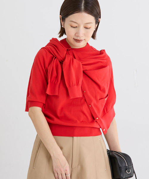 IENAイエナ　ストレッチアンサンブルニット IENA（イエナ）の「ニットアンサンブル（アンサンブル）」 - WEAR