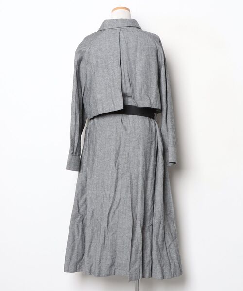 「KBF」 スプリングコート ONE グレー レディース_画像2