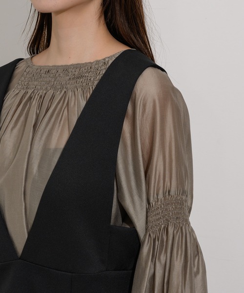 「KATHARINE ROSS」 サロペットスカート MEDIUM ブラック レディース_画像9