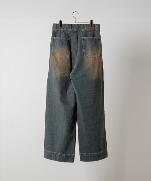 「soerte」 デニムパンツ 1 ブラウン メンズ_画像3
