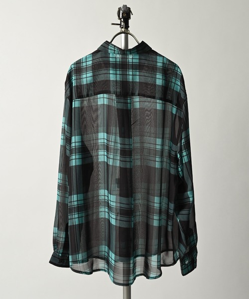 「ADAM PATEK」 長袖シャツ 2 ブルー メンズ_画像4