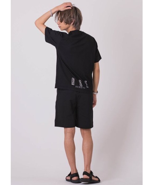 「REGIEVO」 ショートパンツ MEDIUM ホワイト×ブラック メンズ_画像5
