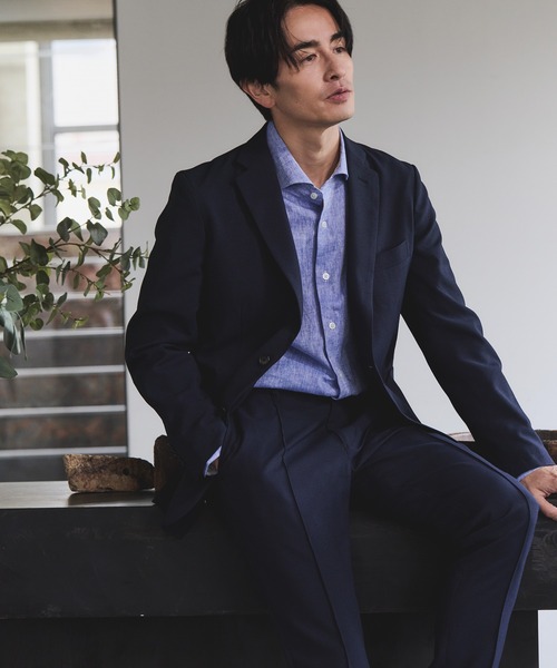 JUN STANDARD PICKS セレモニースーツ スラックス シアサッカースリム