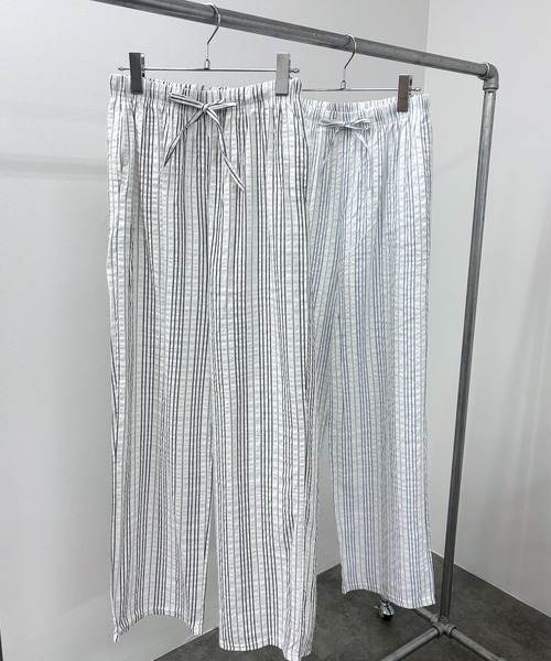 「ISOOK」 イージーパンツ FREE ブラック レディース_画像5