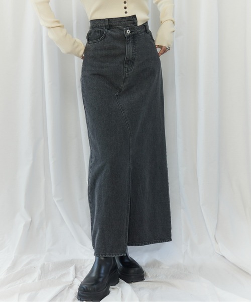CIEL'AIR（シエルエアー） スカート PATCHWORK REMAKE DENIM SKIRT