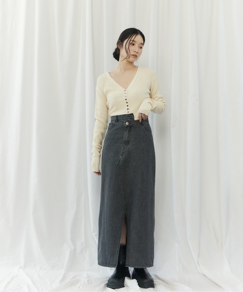CIEL'AIR（シエルエアー） スカート PATCHWORK REMAKE DENIM SKIRT