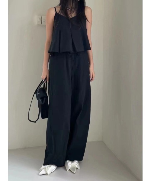 「SpRay」 セットアップ FREE ブラック レディース_画像3