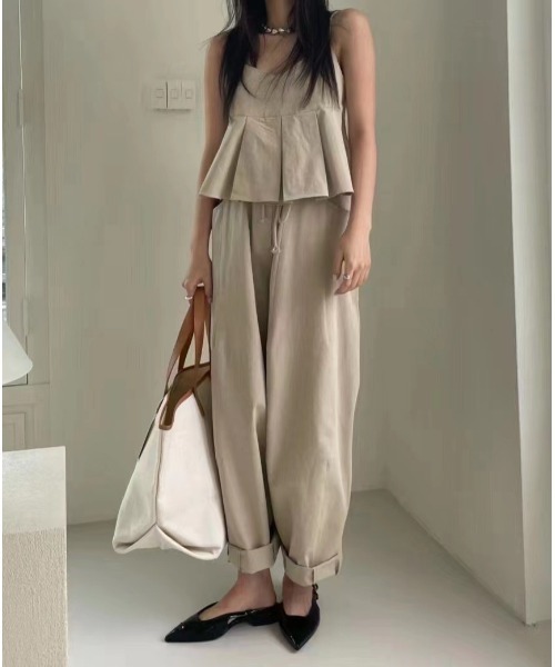 「SpRay」 セットアップ FREE ブラック レディース_画像4