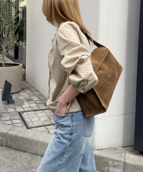 「CANAL JEAN」 ショルダーバッグ ONE SIZE キャメル レディース