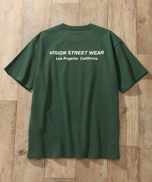 「VISION STREET WEAR」 半袖Tシャツ LL ホワイト メンズ_画像4