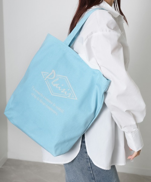 Riberry（リベリー） トートバッグ フロッキープリントキャンバス