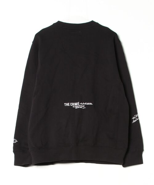 「CRIMIE」 スウェットカットソー X-LARGE ブラック メンズの画像
