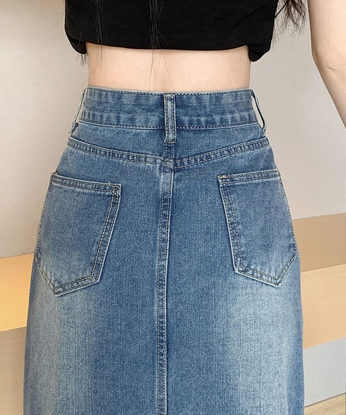 「GLAMOROUS JANE」 デニムスカート S ブルー レディース_画像9