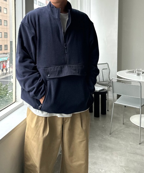「ANME」 スウェットカットソー M ネイビー レディース_画像9