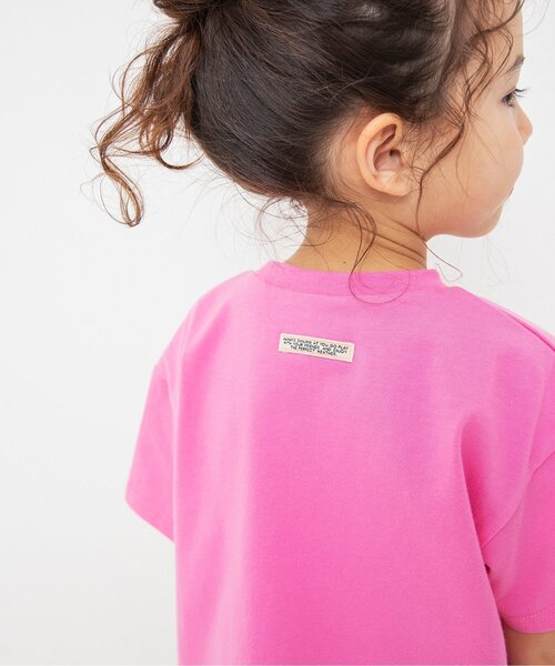 «専用»HYSロゴＴ ピンク 半袖 Ｔシャツ 女の子 ガール 90 X-girl Stages（エックスガールステージス） tシャツ ボックスロゴ半袖