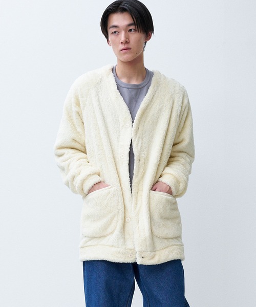 「Johnbull」 カーディガン LARGE ネイビー メンズ_画像2