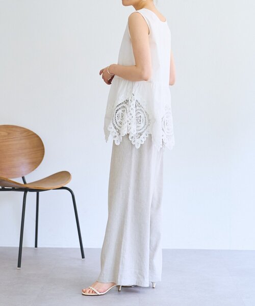 BEARDSLEY（ビアズリー） ブラウス シャツ バテンレースブラウス