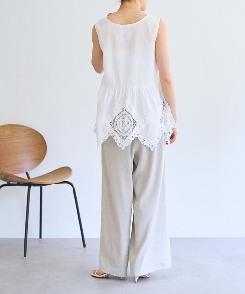 BEARDSLEY（ビアズリー） ブラウス シャツ バテンレースブラウス