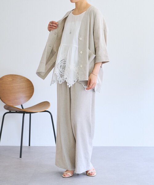 BEARDSLEY（ビアズリー） ブラウス シャツ バテンレースブラウス
