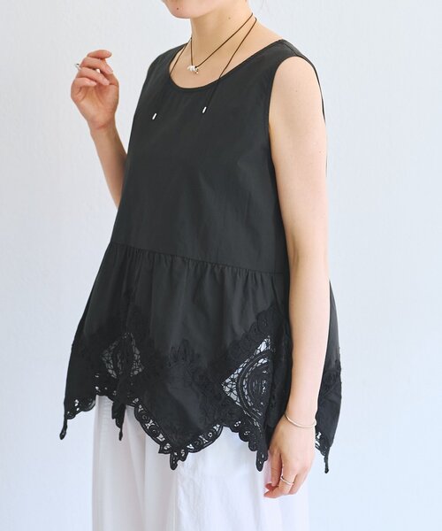 BEARDSLEY（ビアズリー） ブラウス シャツ バテンレースブラウス