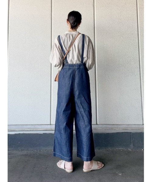「BACK NUMBER」 デニムパンツ L ライトインディゴブルー レディース_画像7