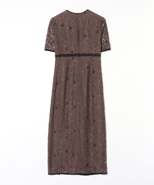 「Leja」 半袖ワンピース SMALL ブラウン レディース_画像2