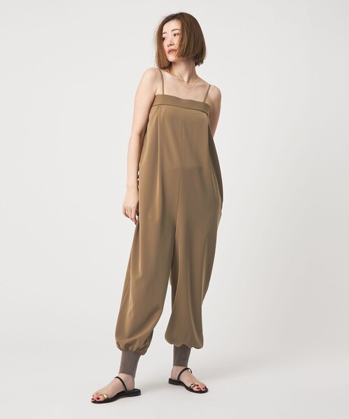 conte イージー サロペット conte サロペット オーバーオール 「conte」バックギャザー サロペット