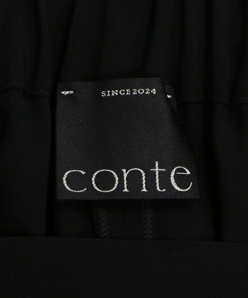 conte サロペット オーバーオール 「conte」バックギャザー サロペット