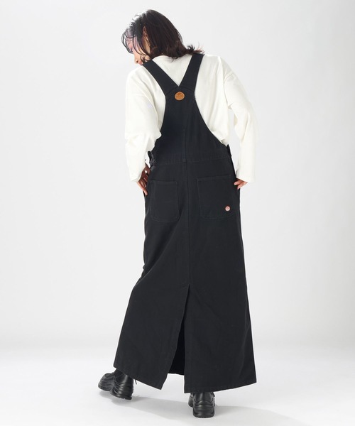 「RED KAP」 サロペットスカート LARGE ブラック レディース_画像3