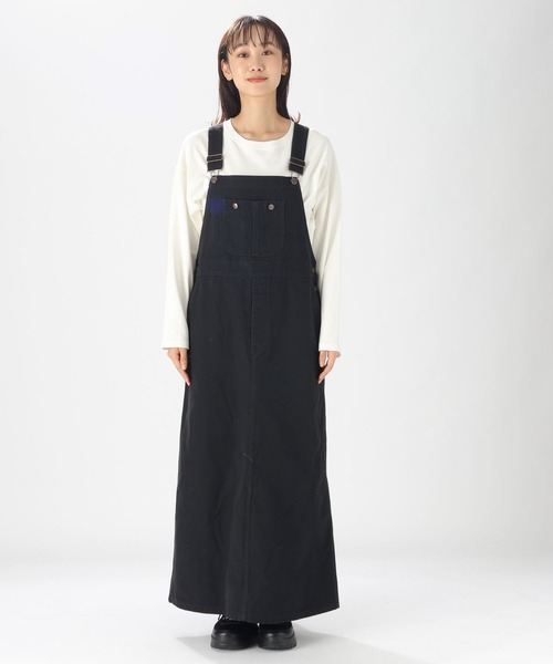 「RED KAP」 サロペットスカート LARGE ブラック レディース_画像7