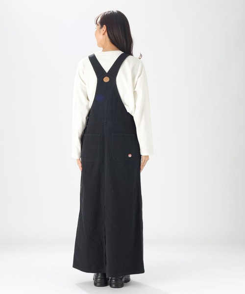 「RED KAP」 サロペットスカート LARGE ブラック レディース_画像9