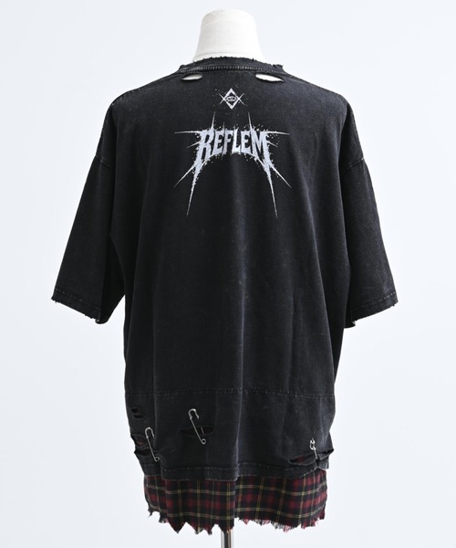 REFLEM（レフレム） tシャツ 半袖 「REFLEM/レフレム」安ピン付き