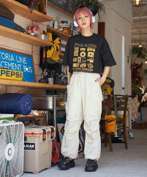 「PBLIM」 カーゴパンツ LARGE ブラック レディース_画像7