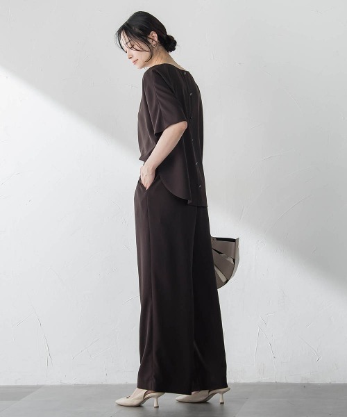 ブラウス シャツ 「涼・美・楽」Vネックブラウス レディースの画像