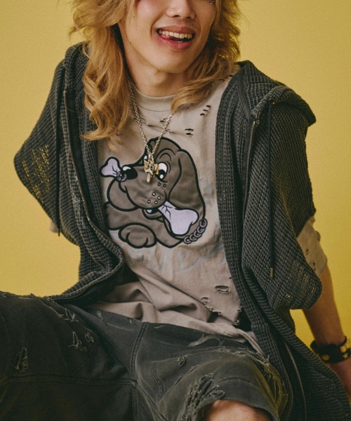 GALFY（ガルフィー） tシャツ 「GALFY」病みに溶かされし大ダメージT