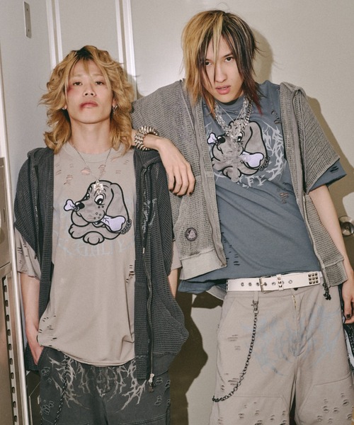 GALFY（ガルフィー） tシャツ 「GALFY」病みに溶かされし大ダメージT