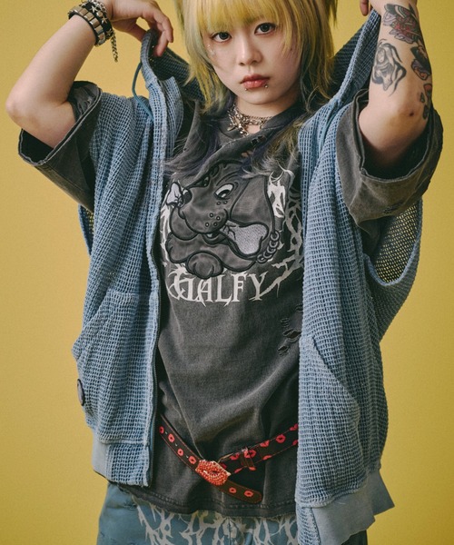 GALFY（ガルフィー） tシャツ 「GALFY」病みに溶かされし大ダメージT