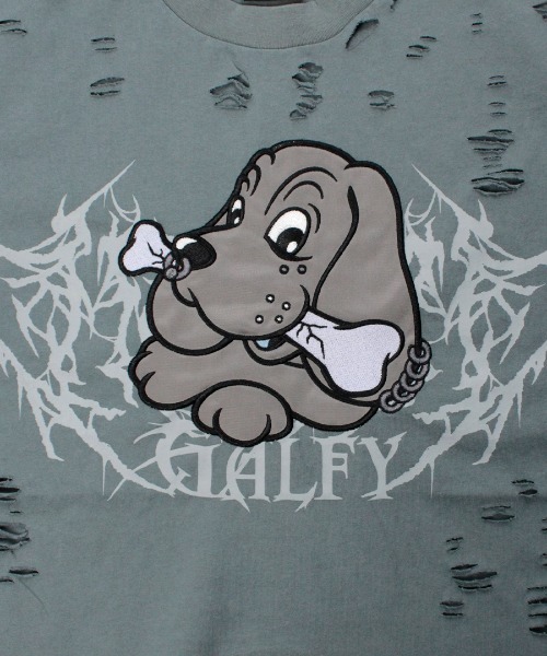 GALFY（ガルフィー） tシャツ 「GALFY」病みに溶かされし大ダメージT