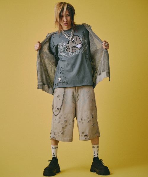 GALFY（ガルフィー） tシャツ 「GALFY」病みに溶かされし大ダメージT