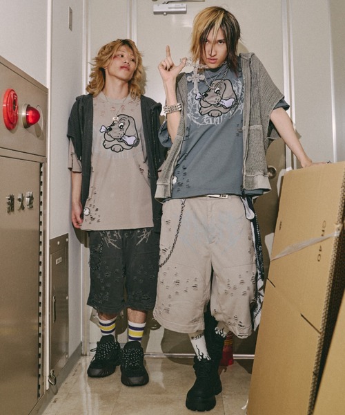 GALFY（ガルフィー） tシャツ 「GALFY」病みに溶かされし大ダメージT