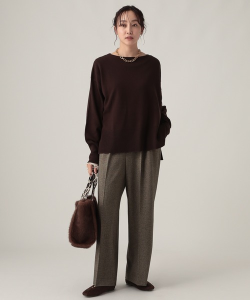 「Elura」 スラックス LARGE グレー レディース_画像4
