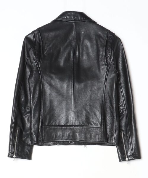 「BEAUTY&YOUTH UNITED ARROWS」 レザーブルゾン SMALL ブラック レディース_画像2