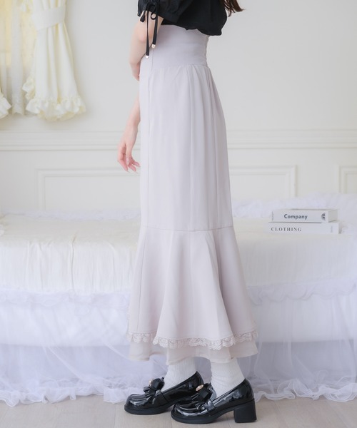 クチュールバイロジータ ロング スカート フロントジップマーメイド