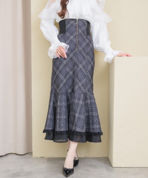 クチュールバイロジータ ロング スカート フロントジップマーメイド
