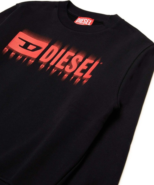 「DIESEL KIDS」 「KIDS」長袖カットソー 12Y ブラック キッズ_画像4
