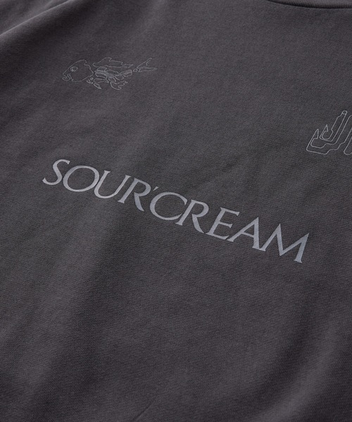 「Sourcream」 スウェットカットソー FREE アッシュグレー メンズ_画像6