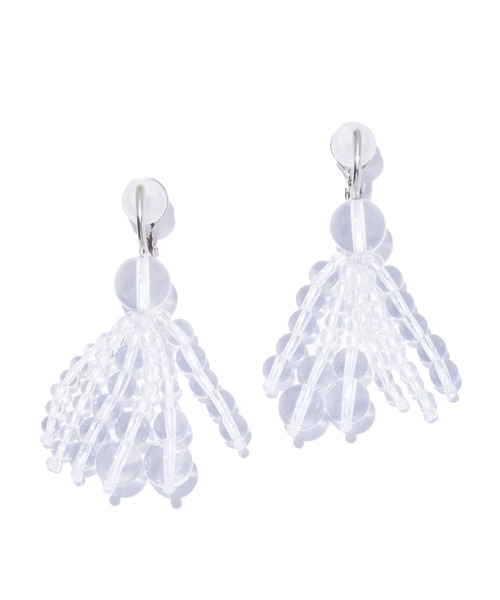 イヤリング 「IRIS 47」bundle earring crystal/バンドル イヤリング クリスタル レディースの画像
