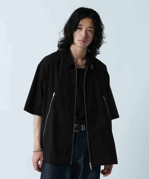 RAGEBLUE（レイジブルー） シャツ 半袖 Double Zip Design Shirt
