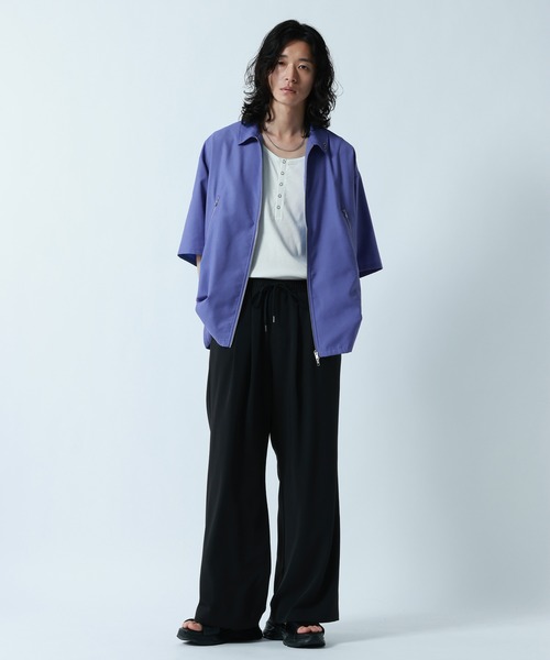 専用ページ　ブルー　ジップ RAGEBLUE（レイジブルー） シャツ 半袖 Double Zip Design Shirt