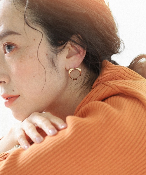 「PHILIPPE AUDIBERT」 ピアス(両耳用) FREE ゴールド レディース_画像3